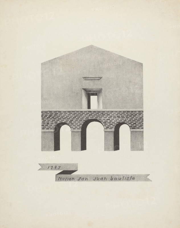 Mision San Juan Bautista, 1935/1942. Creator: James Jones.