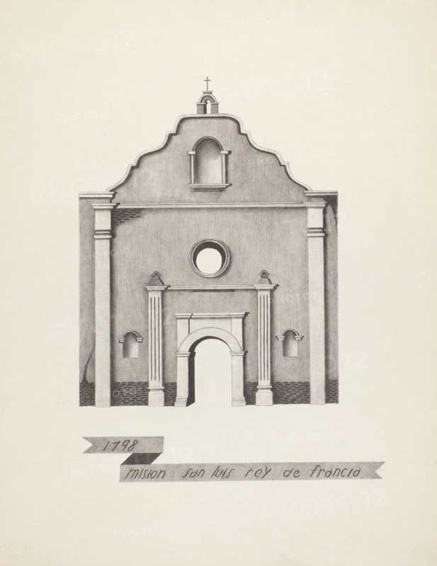 Mision San Luis Rey de Francia. Creator: James Jones.