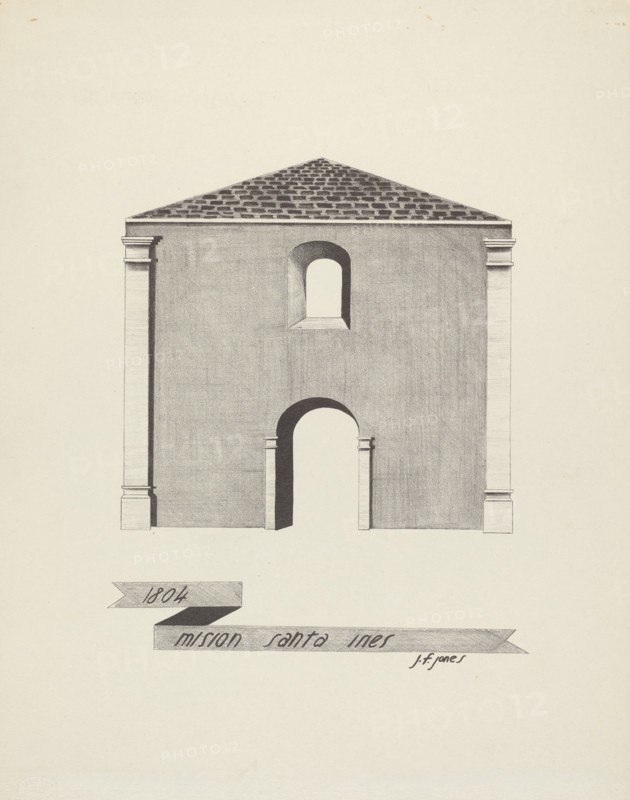 Mision Santa Ines, 1935/1942. Creator: James Jones.