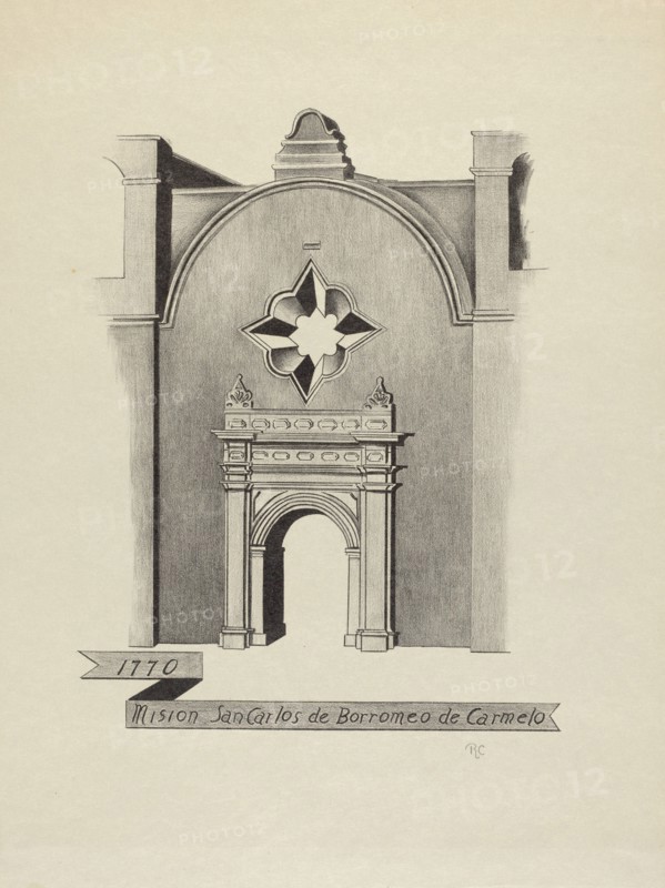 Mision San Carlos de Borromeo de Carmelo, 1935/1942. Creator: James Jones.