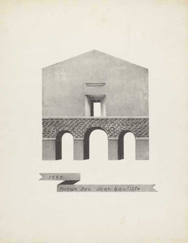 Mision San Juan Bautista, 1935/1942. Creator: James Jones.