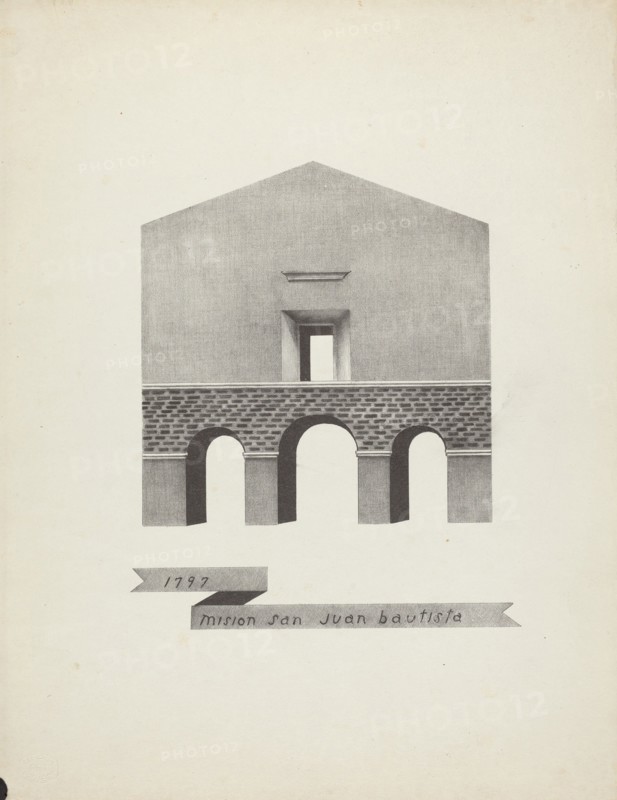Mision San Juan Bautista, 1935/1942. Creator: James Jones.