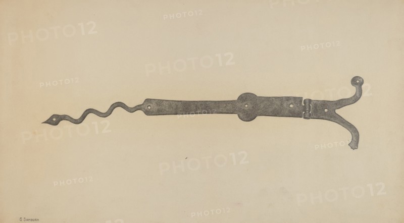 Hinge, c. 1939. Creator: Gordon Sanborn.