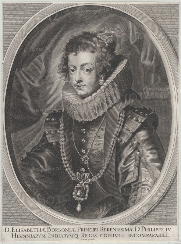 Portrait of Elisabeth of Bourbon, Queen of Spain, ca. 1650-1700. Creator: Anon.