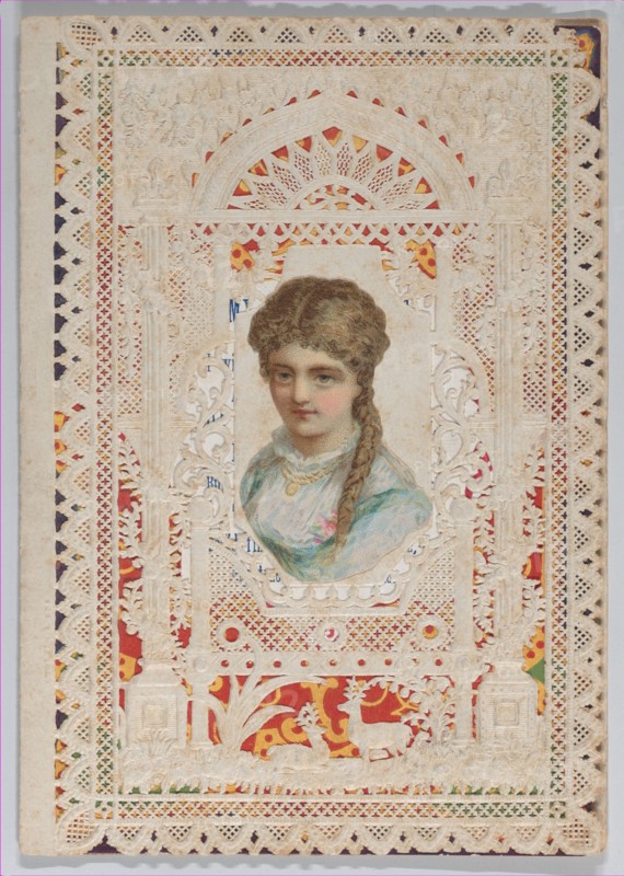 Valentine, ca. 1880. Creator: Anon.