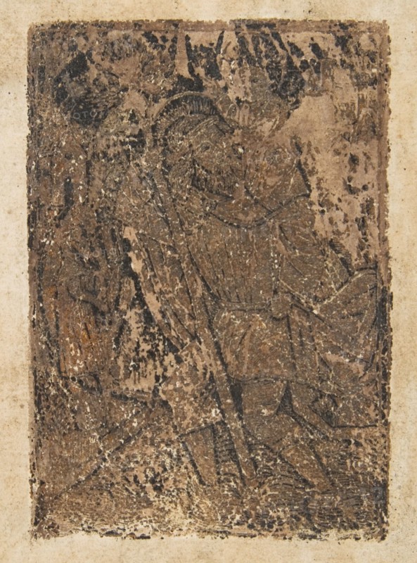St. Christopher (Schr. 2839m), 15th century., 15th century. Creator: Anon.