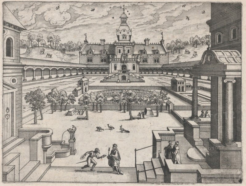 Walled Garden, ca. 1570., ca. 1570. Creators: Anon, Lucas Gassel.