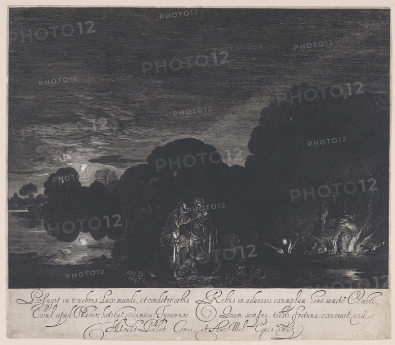The Flight into Egypt, 1613. Creator: Hendrik Goudt.