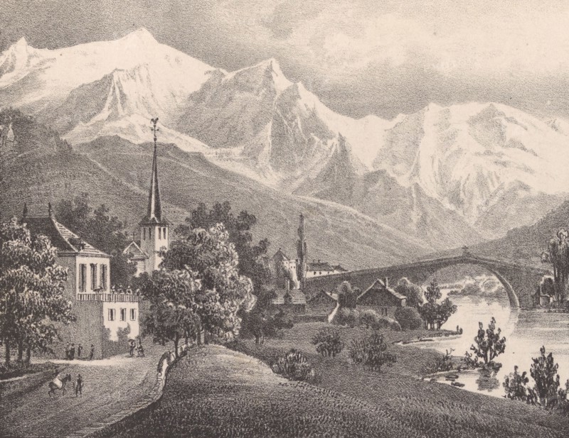 Voyages dans les Alpes. Partie pittoresque..., 1834. Creator: Horace Benedict de Saussure.