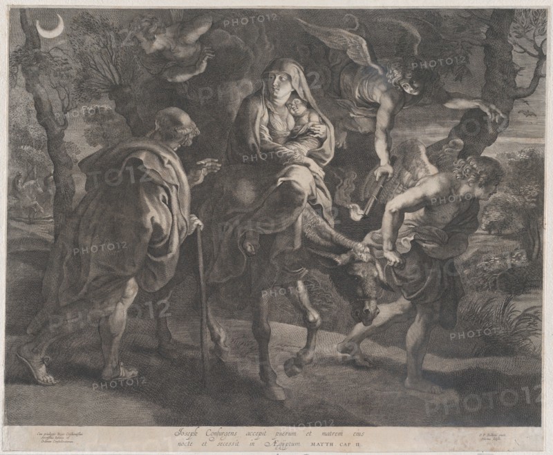 The Flight into Egypt, 1620-40.  Creator: Ignatius Cornelis Marinus.