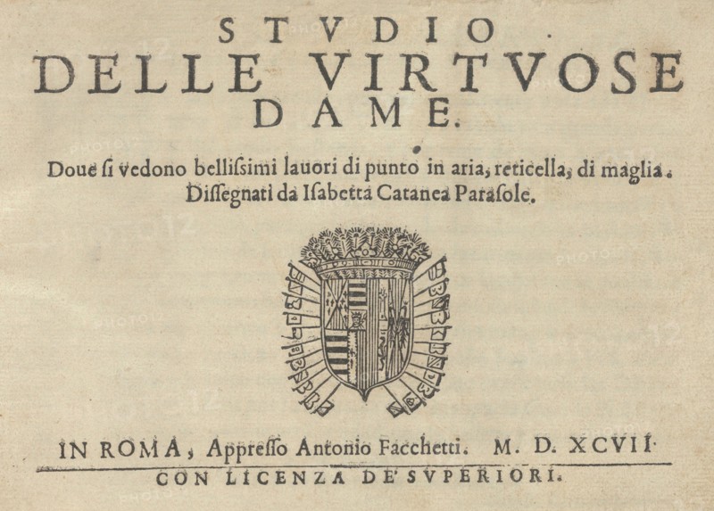 Studio delle virtuose Dame, 1597. Creator: Isabella Catanea Parasole.