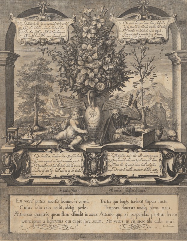 Allegory of the Transitoriness of Life,.n.d. Creator: Jacob Matham.