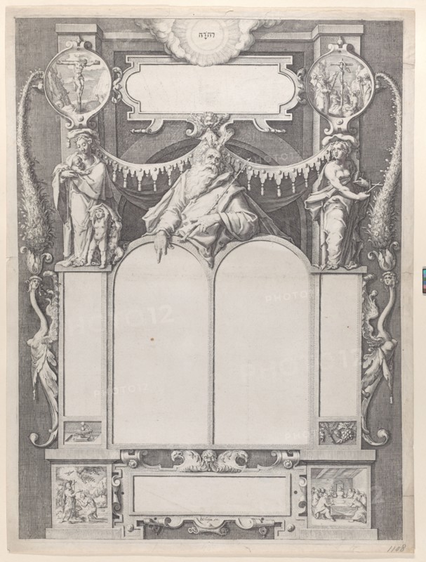 Moses with the Tables of the Law. Creator: Workshop of Jacques de Gheyn II.