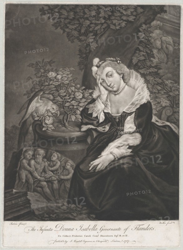 The Infanta Donna Isabella, Governante of Flanders, 1767. Creator: Johann Sebastian Muller.