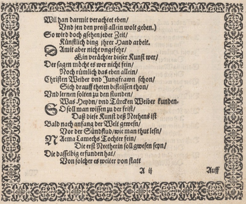 Schön Neues Modelbuch (Page 3 recto), 1597. Creator: Johann Sibmacher.