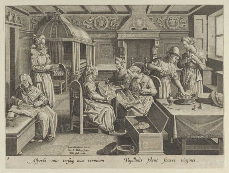 The Incubation of the Silkworm Eggs, Plate 3 from "The Introduction of the Silkworm" [..., ca. 1595. Creator: Karel van Mallery.