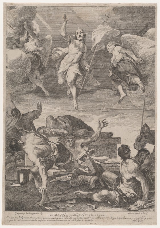 The Resurrection of Christ, ca. 1700-40. Creator: Lodovico Mattioli.