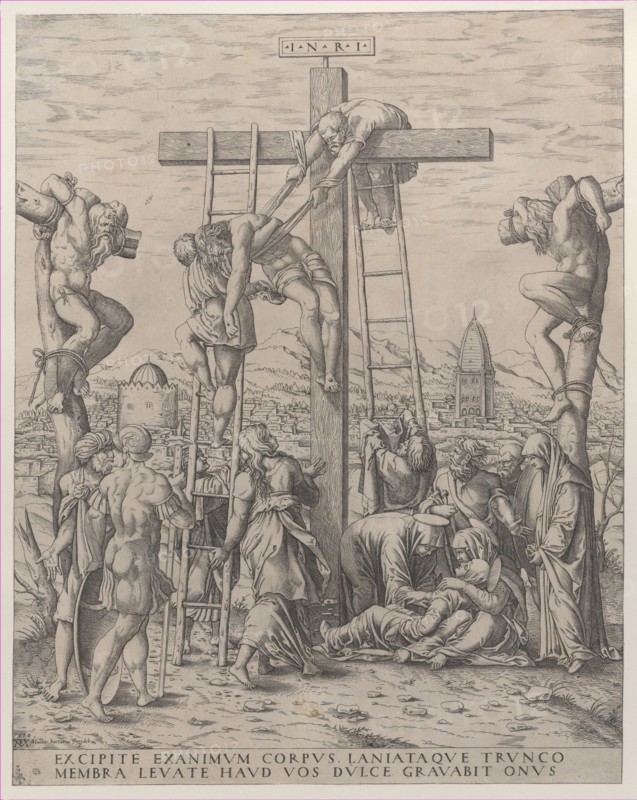 The Descent from the Cross, 1570. Creator: Mario Cartaro.