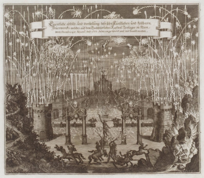 Birth and Christening of Frederick, Duke of Württemberg, Stuttgart, March 17, 1616..., 17th century. Creator: Matthaus Merian.