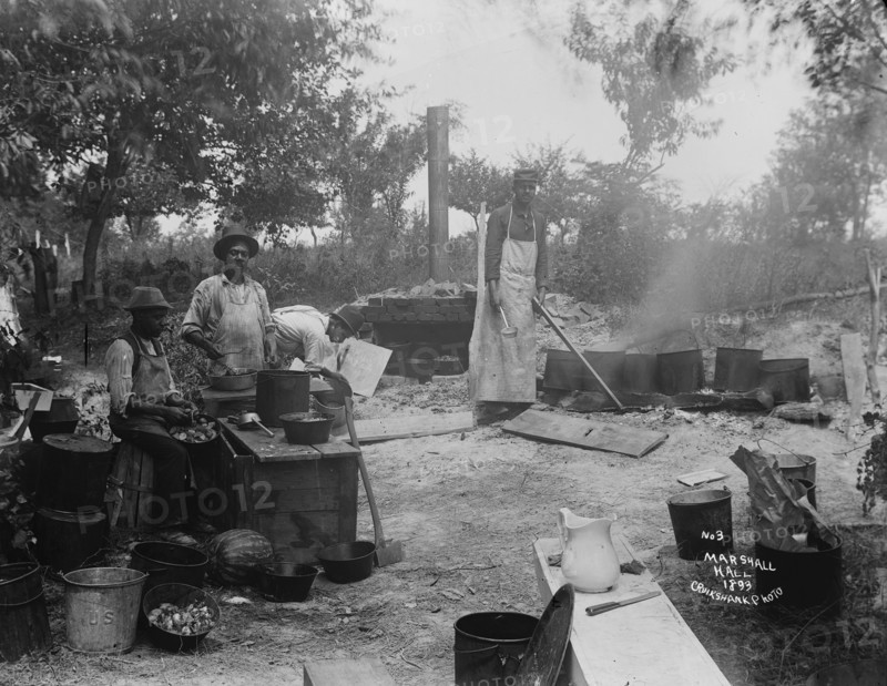 Camp McKibbin, Marshall Hall, 1893. Creator: William Cruikshank.