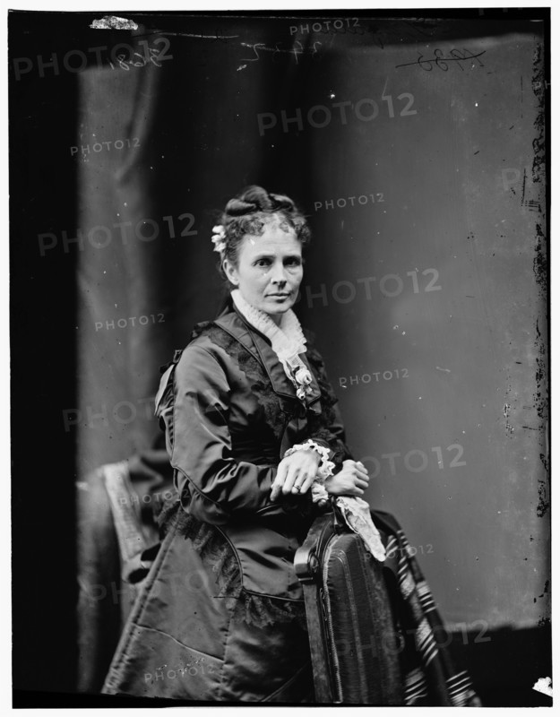 Garfield, Mrs. James, wife of President Garfield, between 1870 and 1880. Creator: Unknown.