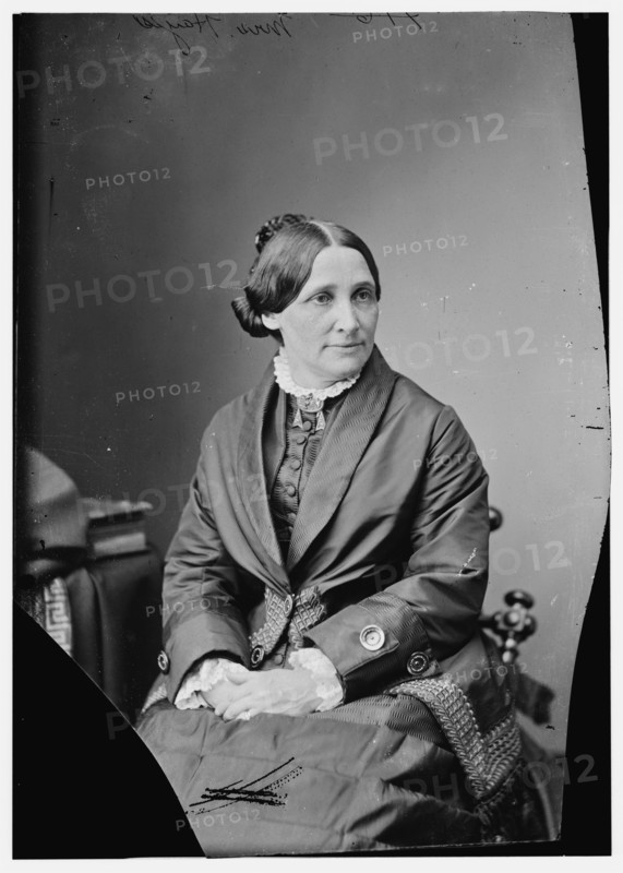 Mrs. R.B. Hayes, wife of President Hayes, between 1870 and 1880. Creator: Unknown.