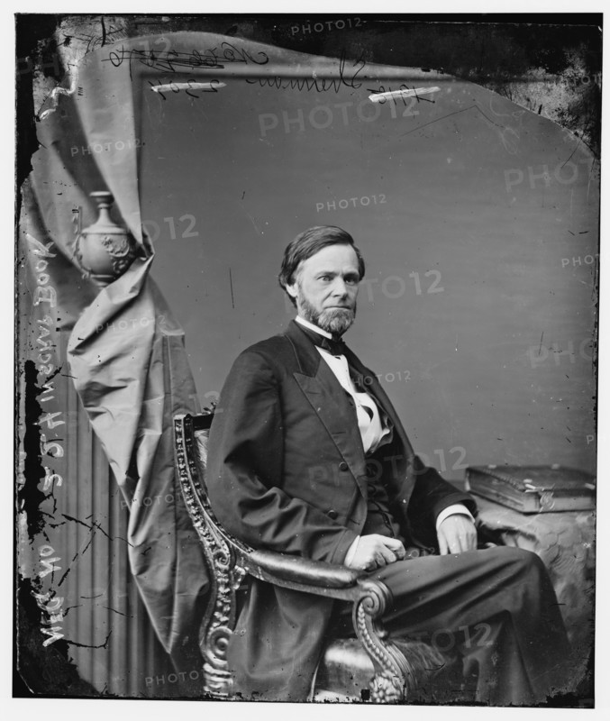 John Sherman of Ohio, between 1860 and 1875. Creator: Unknown.