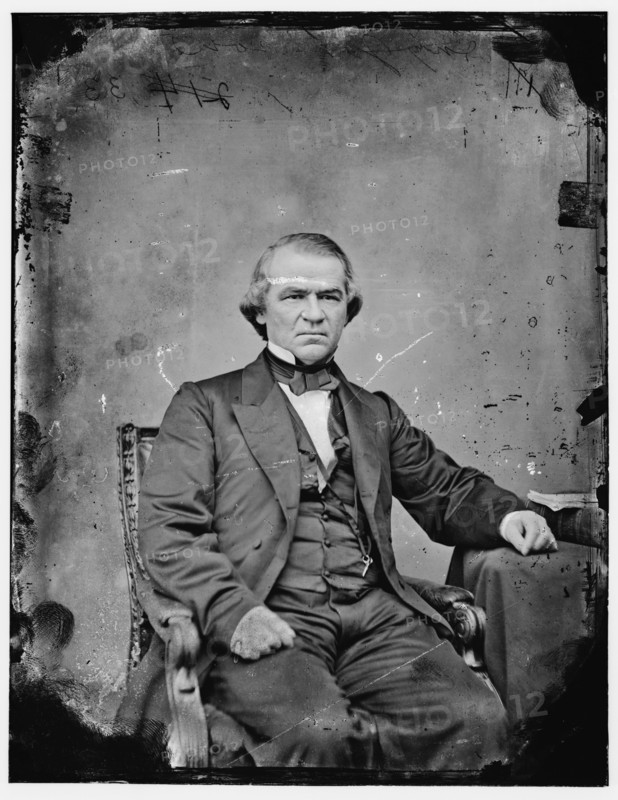 Andrew Johnson, between 1860 and 1875. Creator: Unknown.