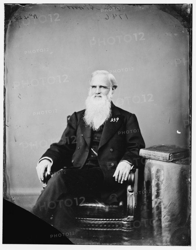 David Atwood of Wisconsin, between 1860 and 1875. Creator: Unknown.