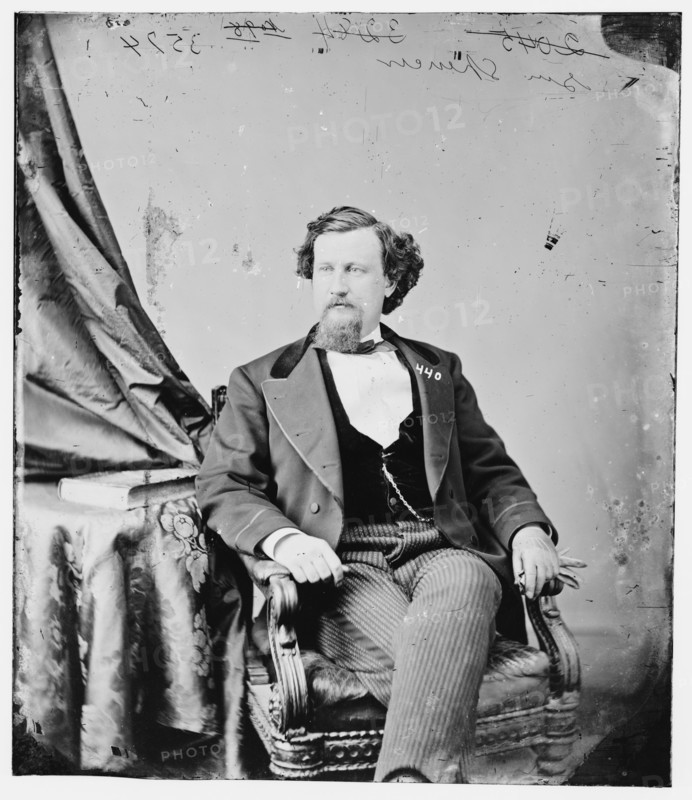 George Eliphaz Spencer of Alabama, between 1860 and 1875. Creator: Unknown.