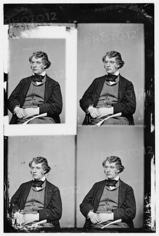 Charles Sumner of Massachusetts, between 1860 and 1875. Creator: Unknown.