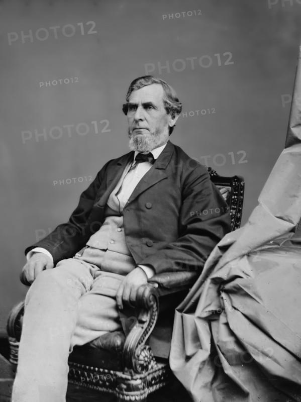 Columbus Delano of Ohio, between 1860 and 1875. Creator: Unknown.