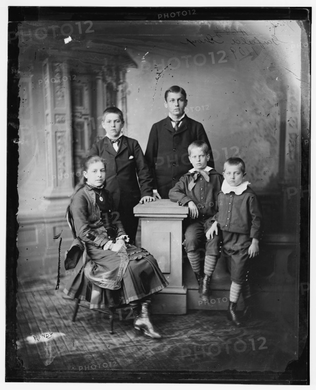 Children of President James A. Garfield, between 1865 and 1880. Creator: Unknown.