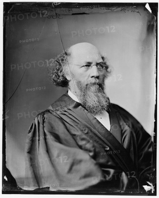 Judge Field, Stephen Johnson. Appointed to the Supreme Court by Lincoln in 1863; photo c. 1875. Creator: Unknown.
