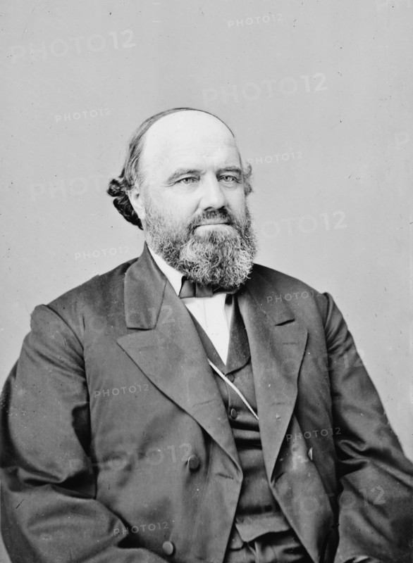 Samuel C. Pomeroy of Kansas, between 1855 and 1865. Creator: Unknown.