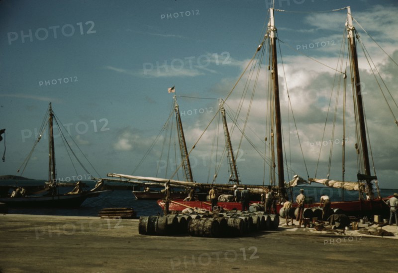 Christiansted, Saint Croix, Virgin Islands, 1941 or 1942. Creator: Jack Delano.