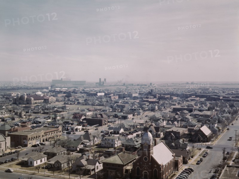Amarillo, Texas, general view, Santa Fe R.R. trip, 1943. Creator: Jack Delano.