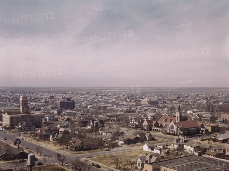 Amarillo, Texas, general view, Santa Fe R.R. trip, 1943. Creator: Jack Delano.