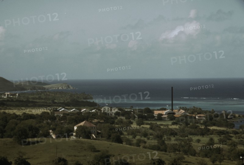 The harbor, Christiansted, St. Croix, Virgin Islands, 1941. Creator: Jack Delano.