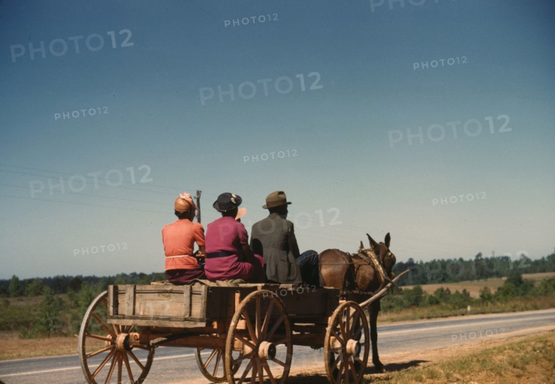 Going to town on Saturday afternoon, Greene Co., Ga., 1941. Creator: Jack Delano.