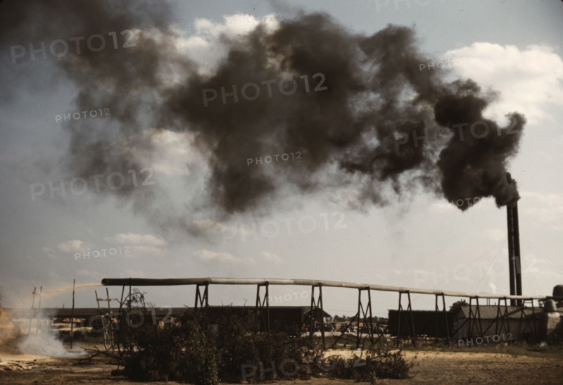 Sawmill at the Greensboro Lumber Co., Greensboro, Ga., 1941?. Creator: Jack Delano.