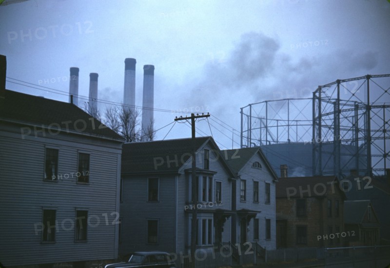 Near the waterfront, New Bedford, Mass., 1941. Creator: Jack Delano.