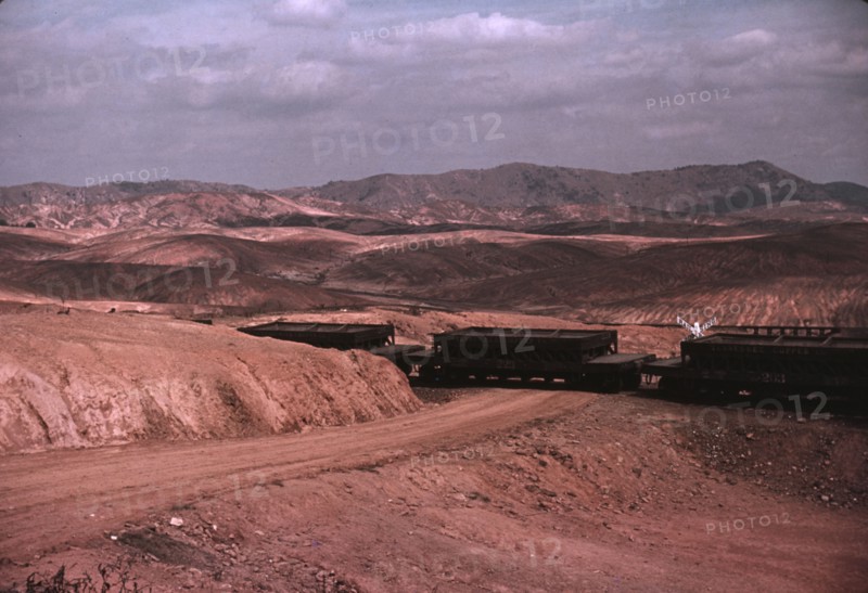 A train bringing copper ore out of the mine, Ducktown, Tenn. , 1939. Creator: Marion Post Wolcott.