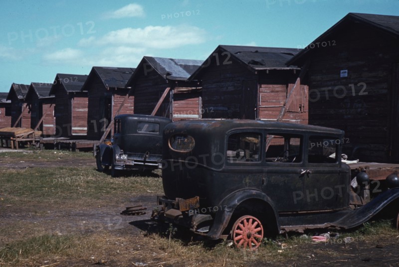 Shacks condemned by Board of Health..., Belle Glade, Fla., 1941. Creator: Marion Post Wolcott.