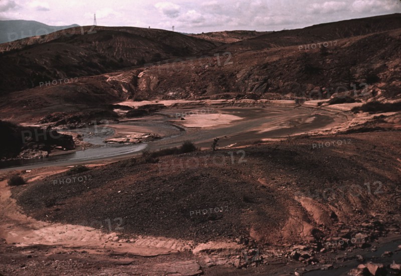 Copper mining section between Ducktown and Copperhill, Tennessee, 1940. Creator: Marion Post Wolcott.