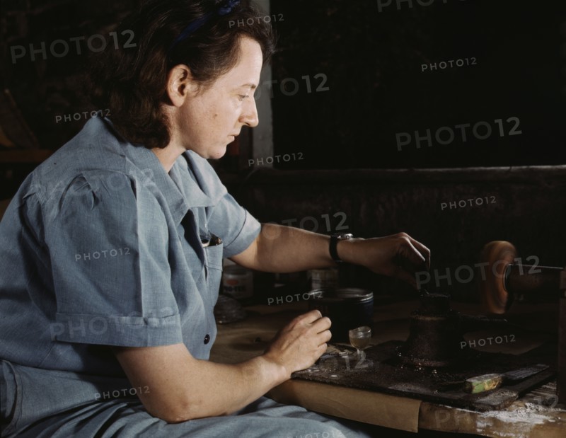 Transfusion donor bottles, Baxter Lab., Glenview, Ill. , 1942. Creator: Howard Hollem.