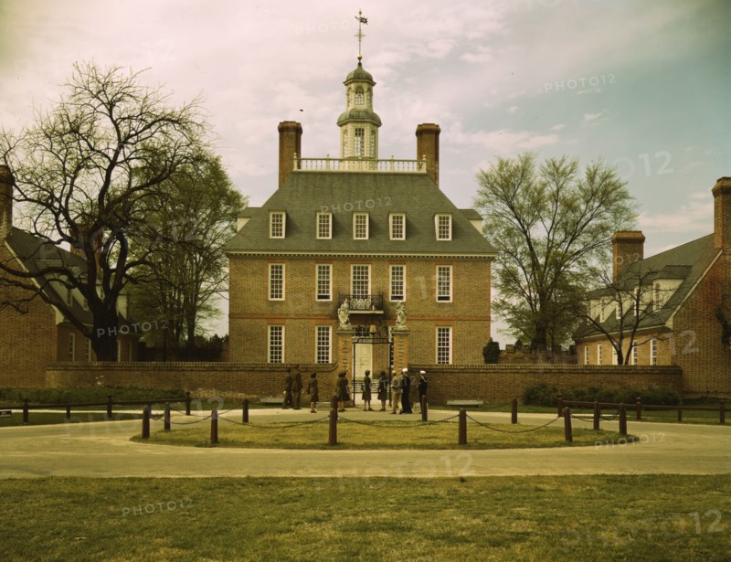 The Governor's Palace, Williamsburg, Va., 1943. Creator: Howard Hollem.