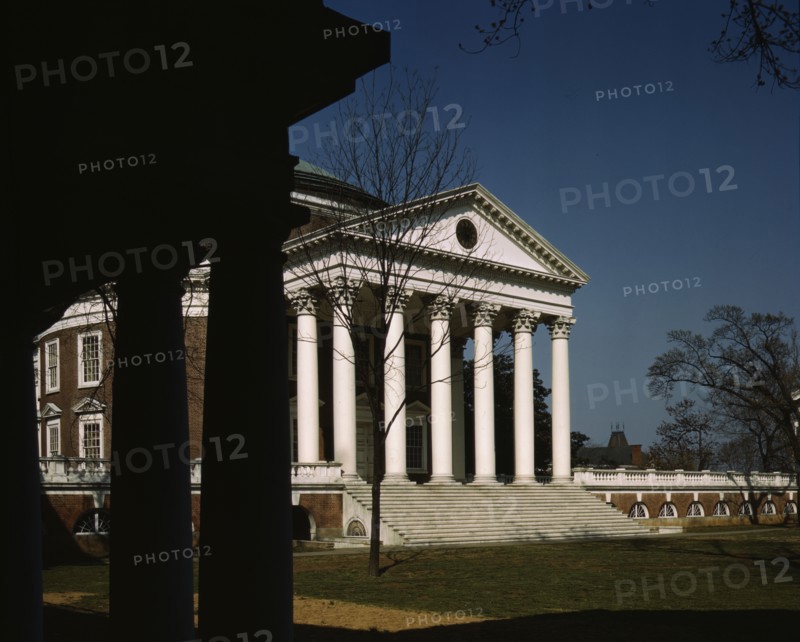 Rotunda of the University of Virginia, Charlottesville, Va., 1943. Creator: John Collier.
