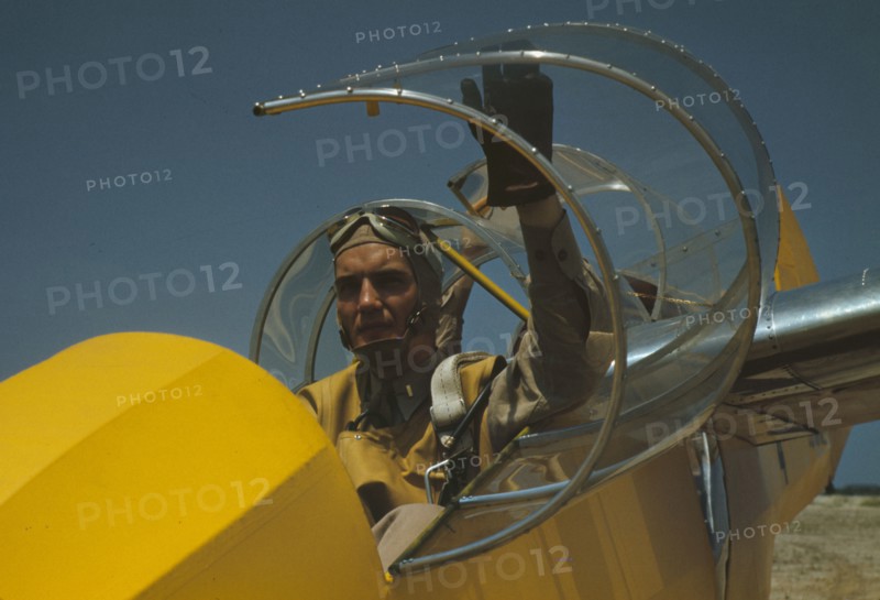 Marine glider pilot at Parris Island, S.C., 1942. Creator: Alfred T Palmer.