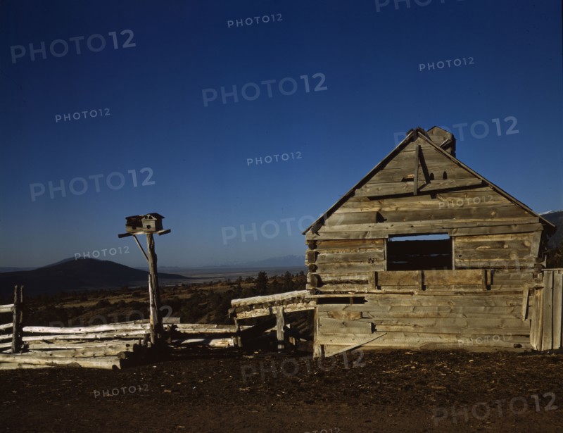 Village of La Alama, near Questa, Taos Co., New Mexico, 1943. Creator: John Collier.